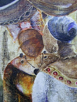 LA CONFIDENTE (2004) 61x50cm 